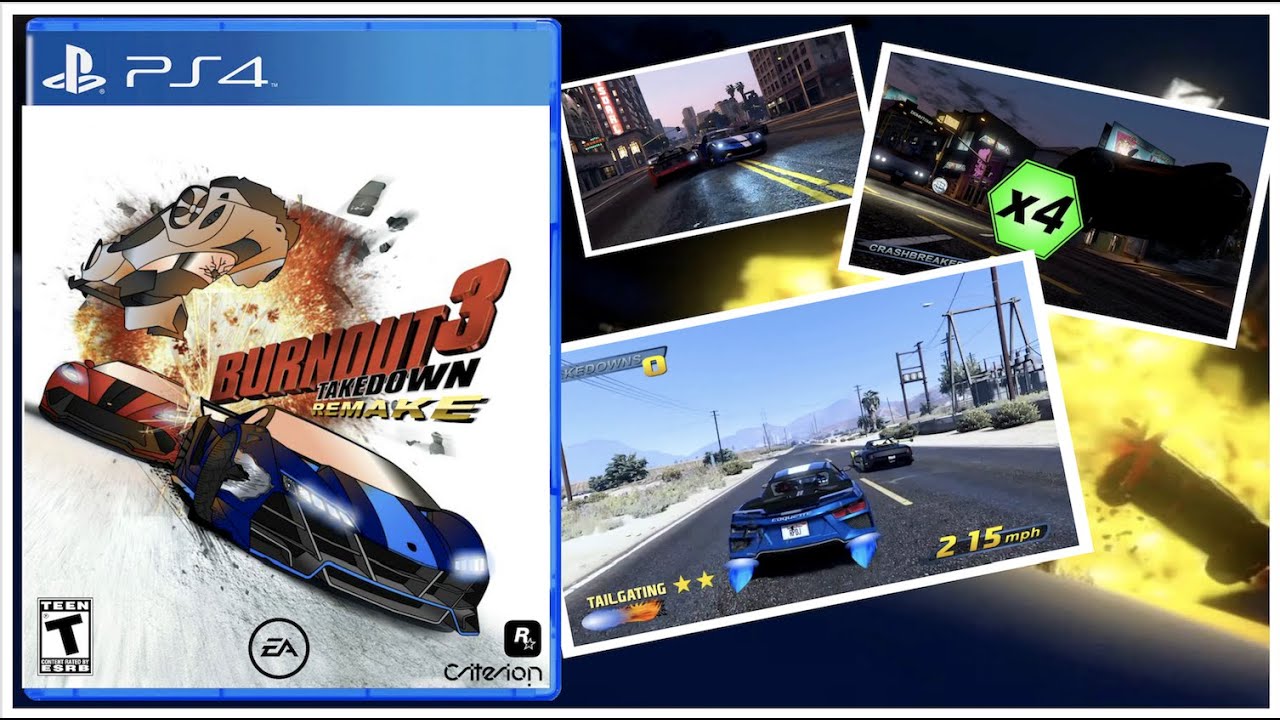 What if Burnout 3 Takedown™ had a Remake? - [GTA Online - Rockstar Editor]