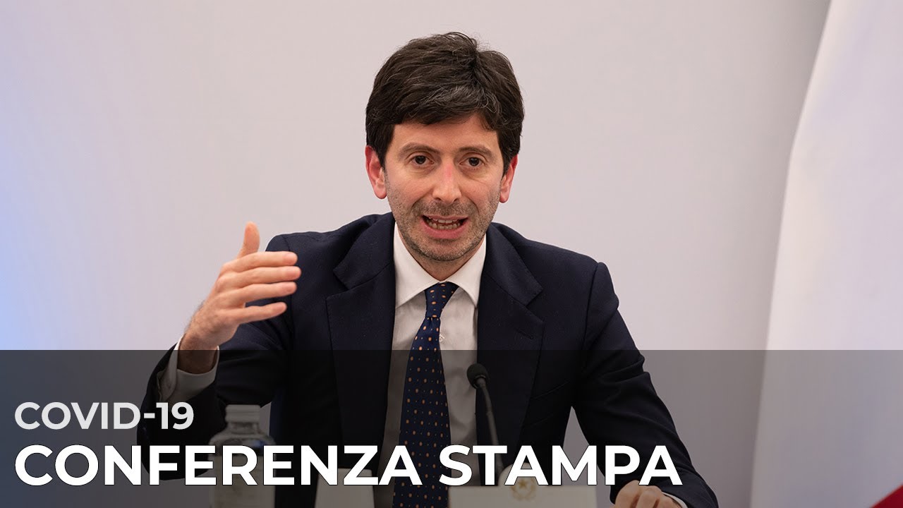 Covid-19, conferenza stampa Speranza, Locatelli, Brusaferro