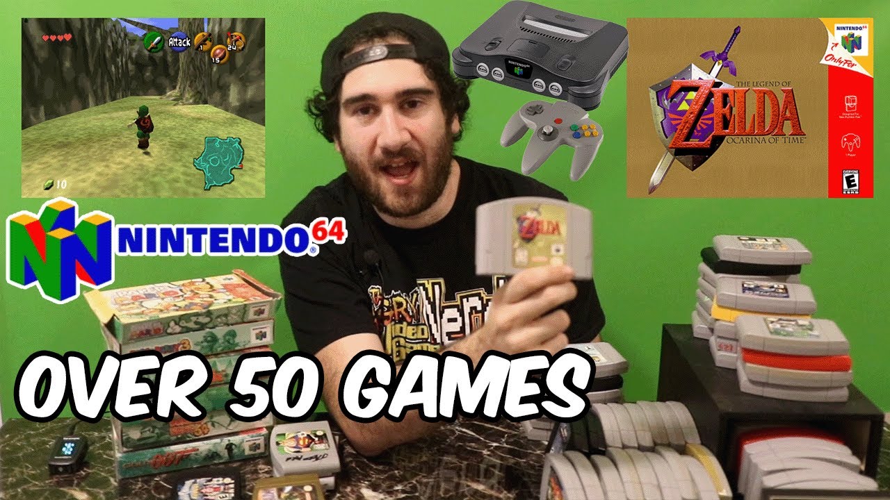 My N64 Nintendo 64 Collection OVER 50 GAMES - GOCARLO