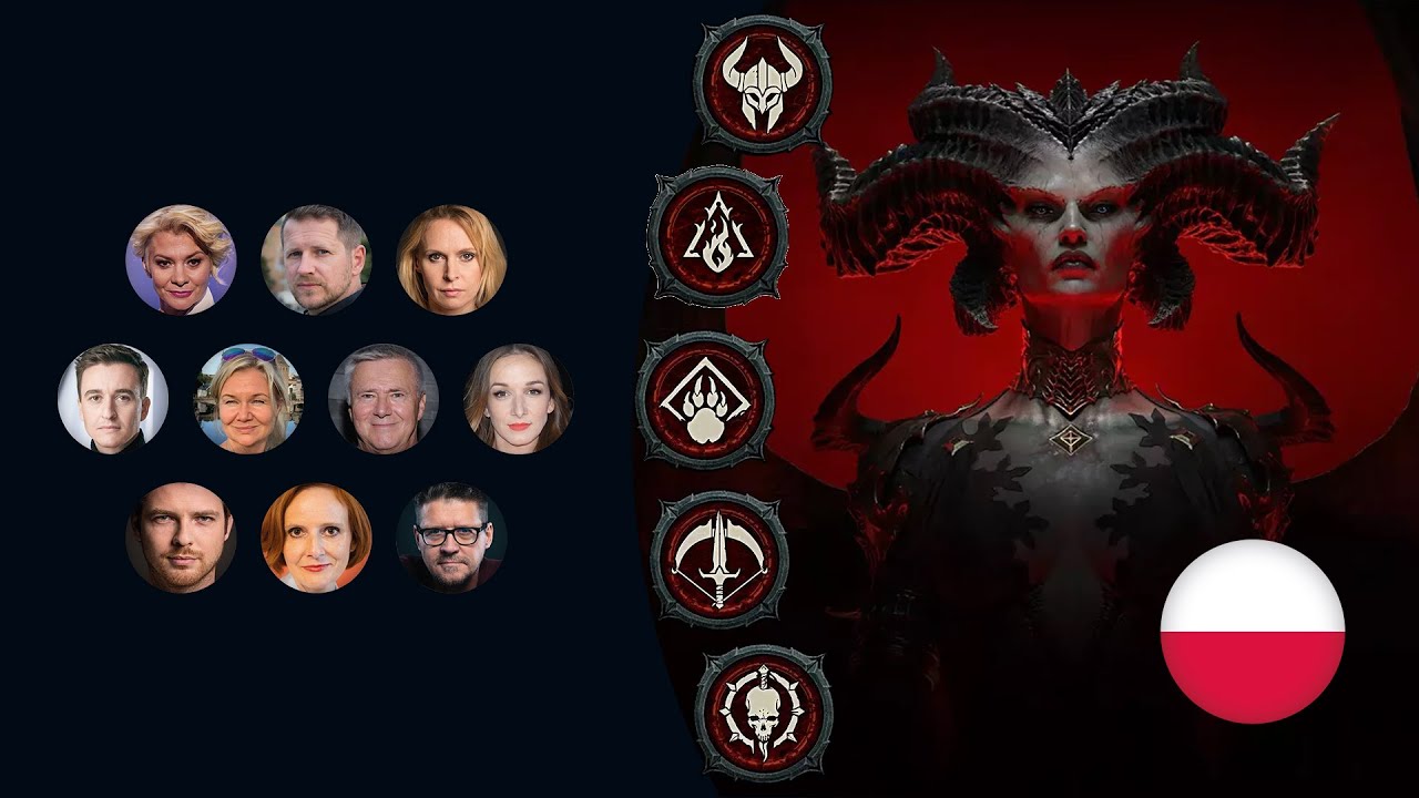 Polski Dubbing w DIABLO IV - Ep.1: Aktorzy DUBBINGOWI grywalnych POSTACI | Zestawienie Dubbingowe