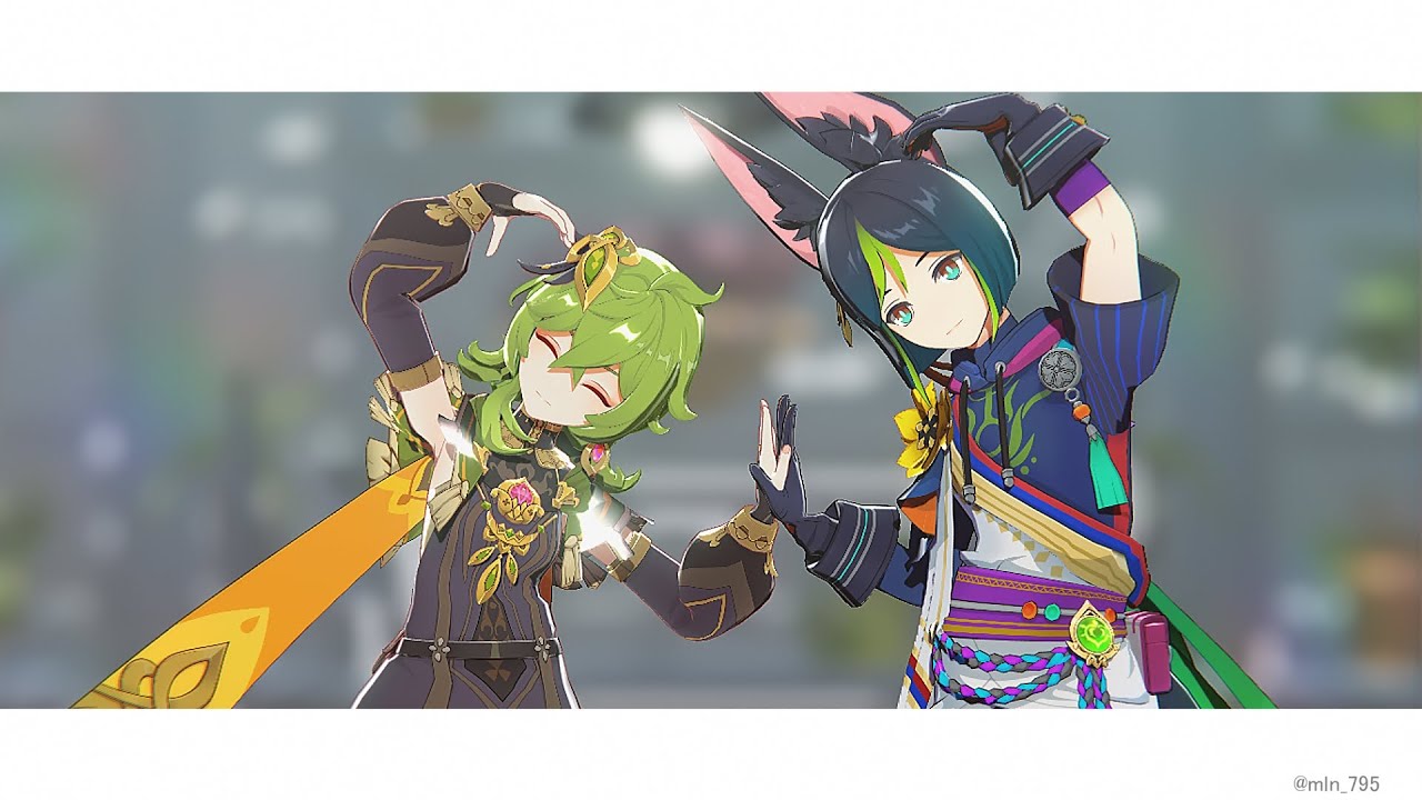 【原神MMD/Genshin Impact MMD】いーあるふぁんくらぶ【ティナリ/コレイ】