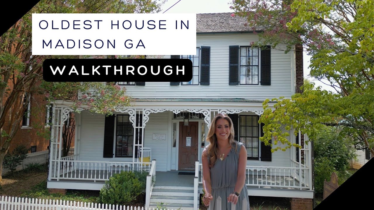 The OLDEST house in Madison, GA!