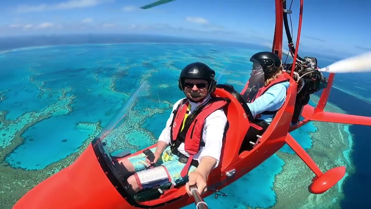Great Barrier Reef  - North QLD Australia by Gyroplane