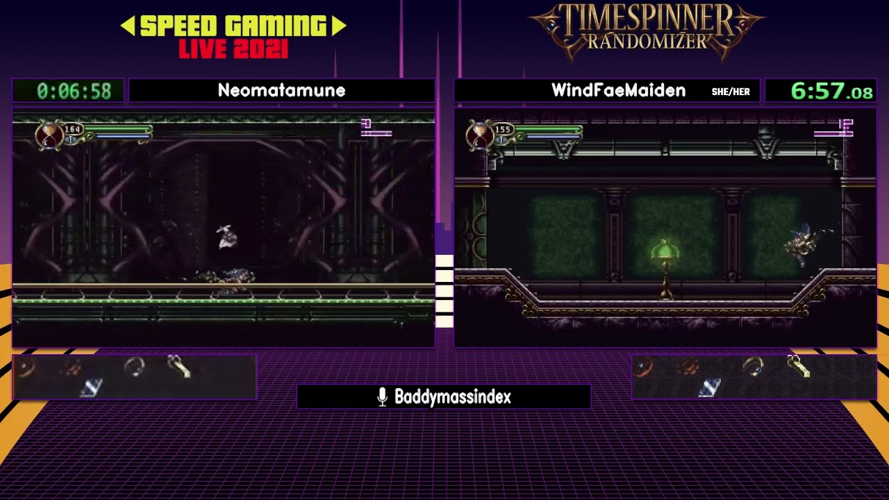 Neomatamune vs WindFaeMaiden. SGLIVE 2021 Timespinner Randomizer