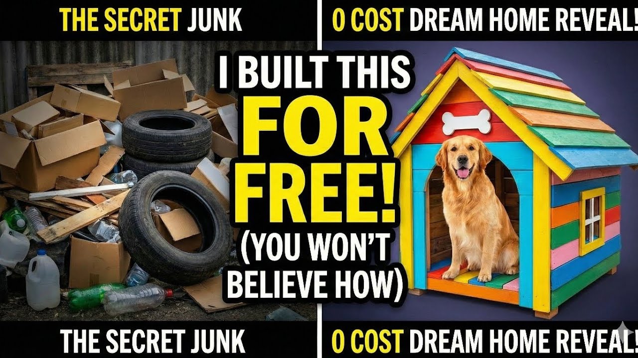 I Built a Luxury Dog House for ₹0! 😱 (Trash to Treasure)