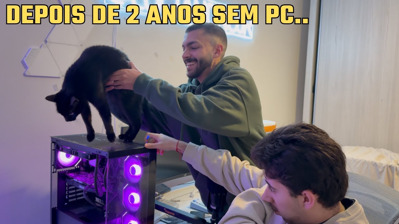 MONTANDO PRIMEIRO PC GAMER DEPOIS DE 2 ANOS EM PORTUGAL