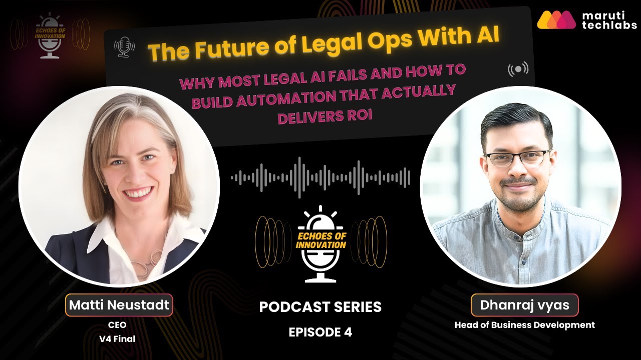 AI in Legal | Why Most Legal AI Projects Fail | What Actually Works| Expert Perspective
