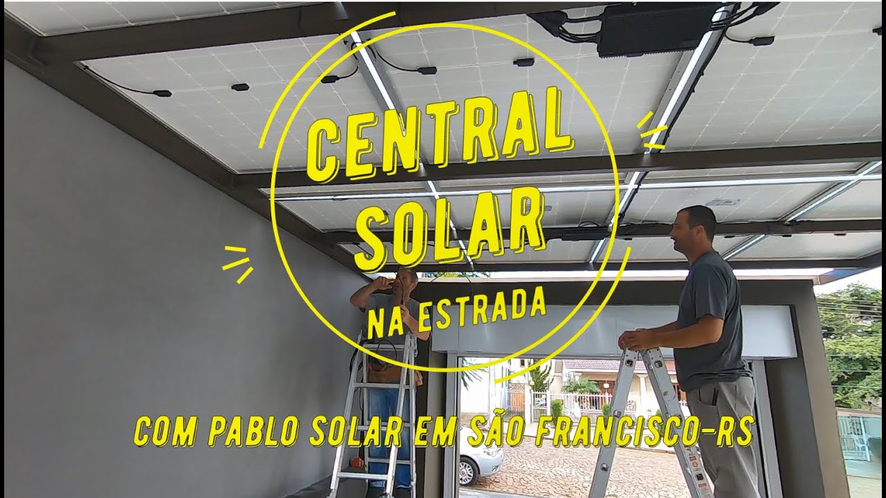 INSTALAÇÃO DE SISTEMA SOLAR EM PERGOLADO