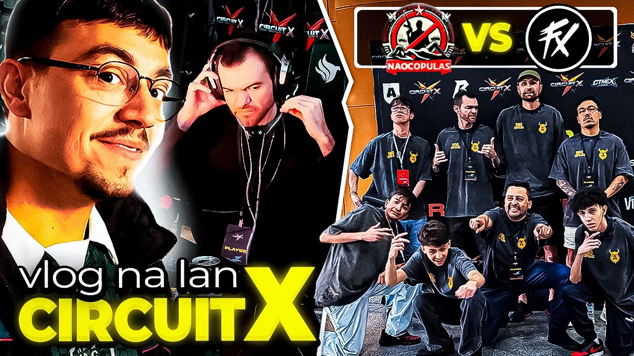 Juntei o WAVEIGL e o FKS e jogamos um CAMPEONATO NA LAN... (Vlog na CircuitX)🔥