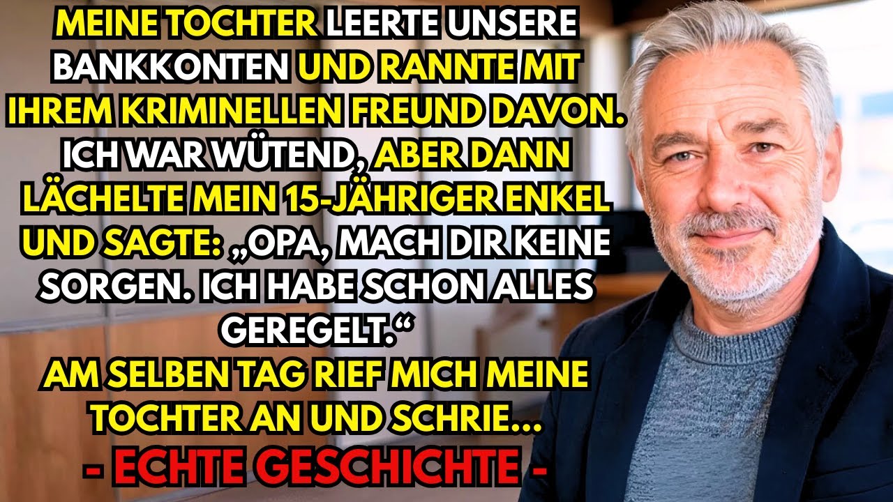 „Meine Tochter gab unser Geld ihrem kriminellen Freund – mein 15-jähriger Enkel ließ sie weinen.“