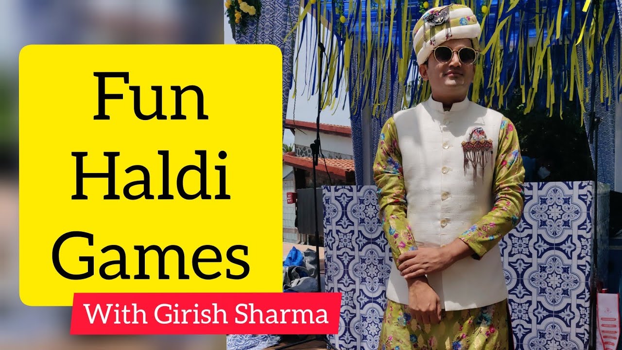 Top Wedding Haldi Games With Girish Sharma at Ramoji Filmcity Hyderabad