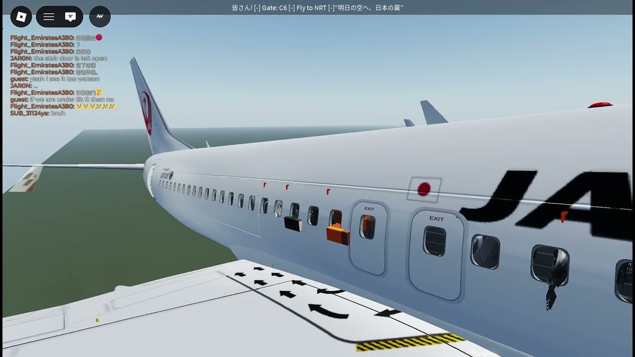 ROBLOX | Japan Airlines | Economy Class | Boeing 737-800 | Part 4