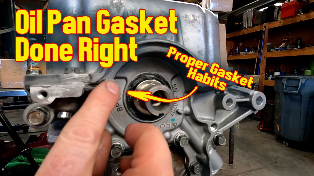 Miata Oil Pan Gasket Sealed Right
