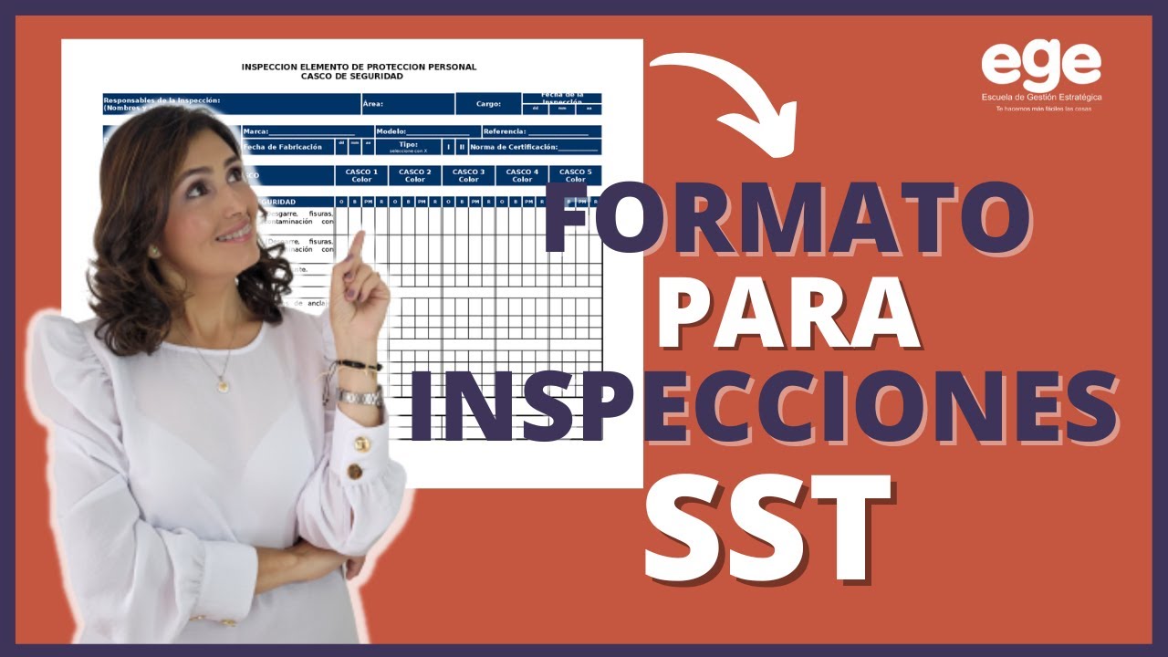 📋Qué contiene el FORMATO de INSPECCIONES de SST❓
