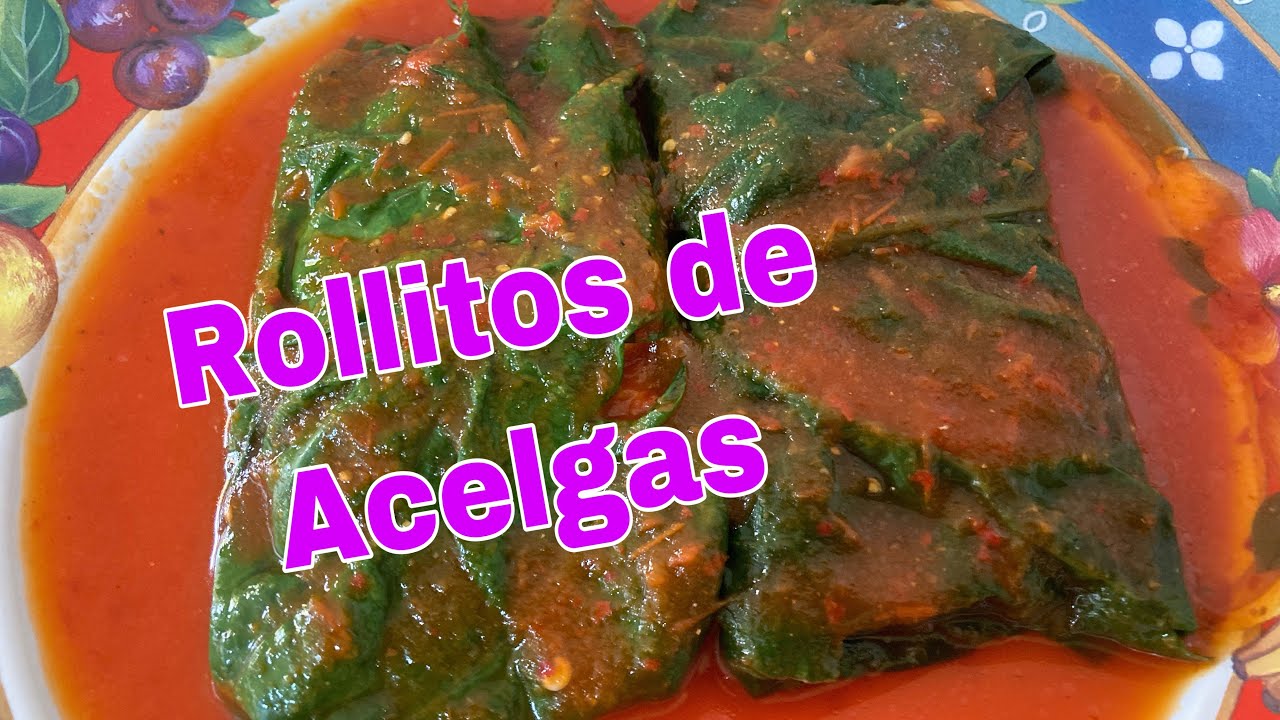 “#DIY Rollitos de acelgas