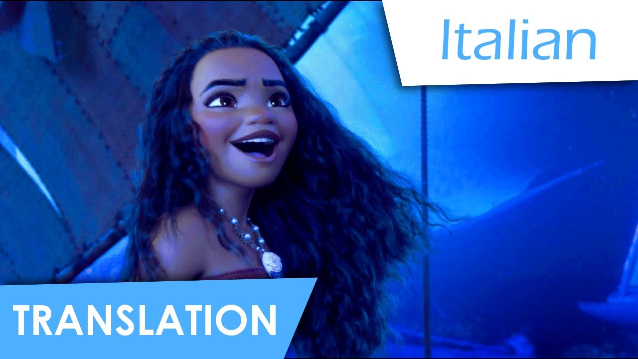 I am Vaiana/Moana (Italian) Lyrics & Translation