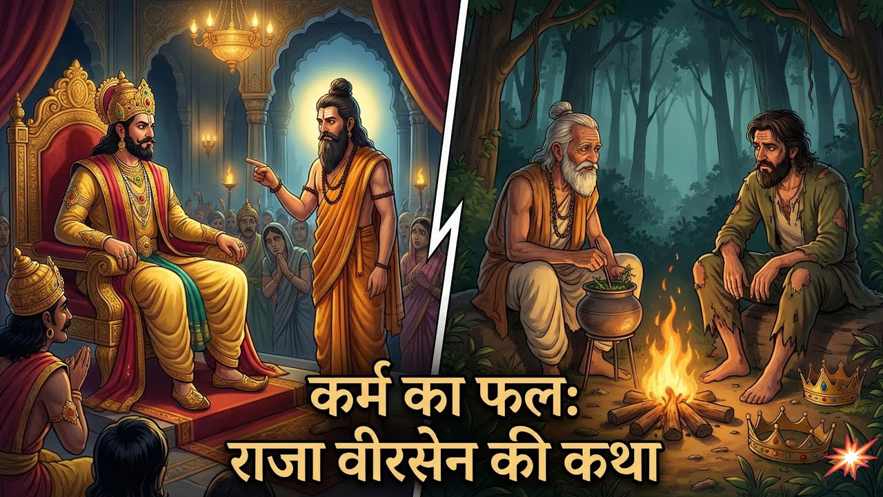 राजा वीरसेन और कर्म का फल.... insights Buddha motivation speech.....#motivation 