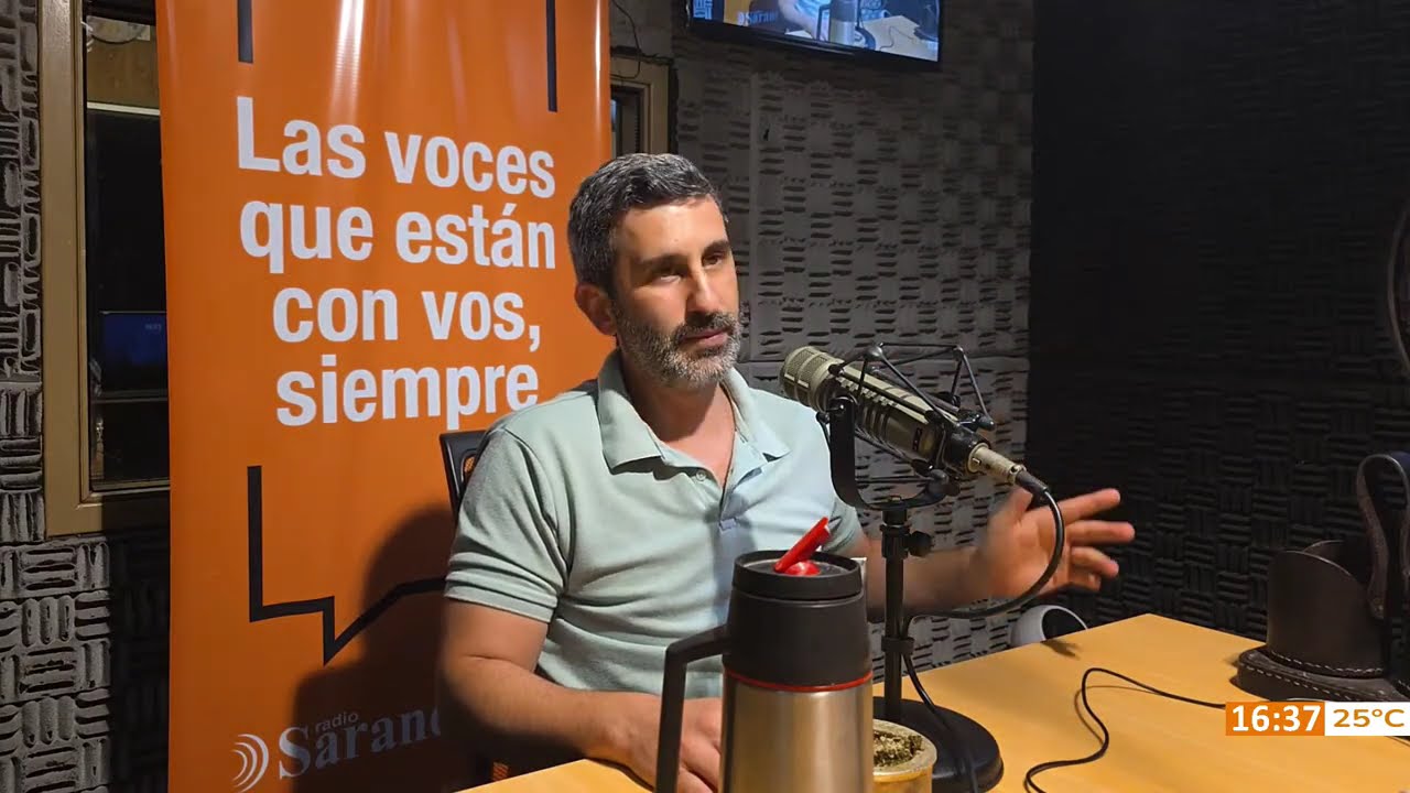 Daniel Caggiani, senador del Frente Amplio, en Palabras Cruzadas