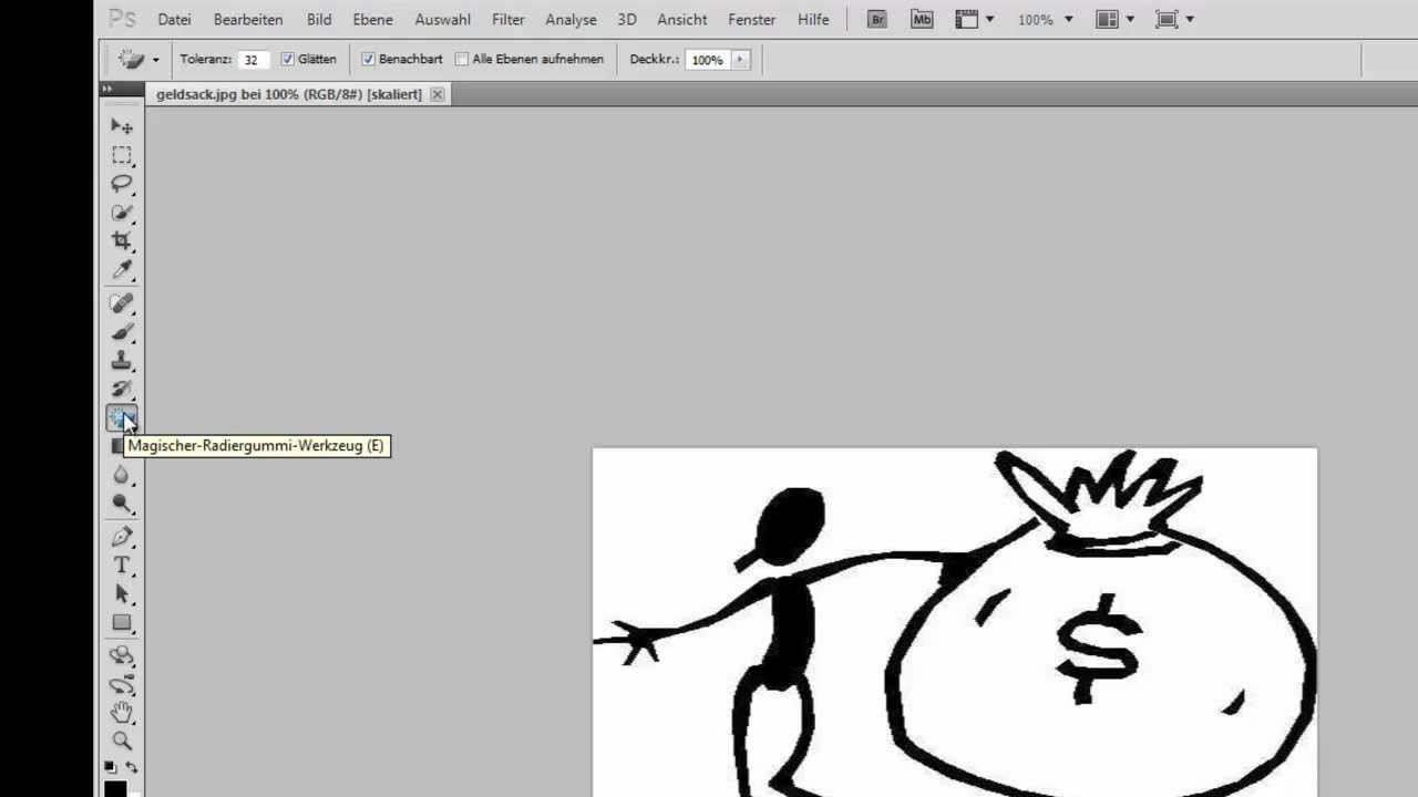 Photoshop f&uuml;r Anf&auml;nger - Transparenzeffekt & Bildfarbe umkehren