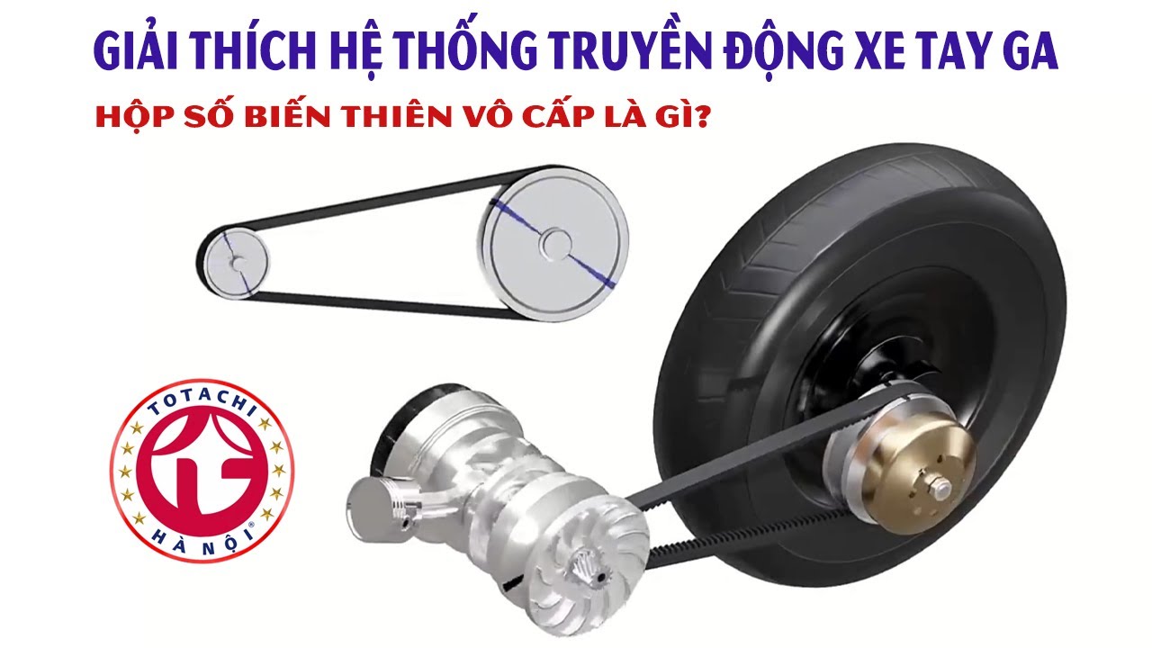 Hộp số xe tay ga hoạt động như thế nào? Nguyên lý truyền động ra sao?