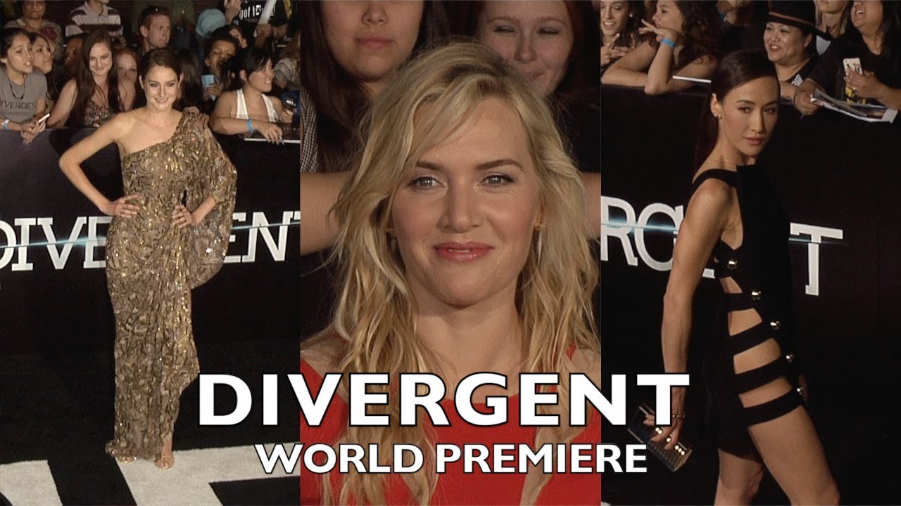 Shailene Woodley, Theo James, Ashley Judd, Kate Winslet, Maggie Q DIVERGENT World Premiere