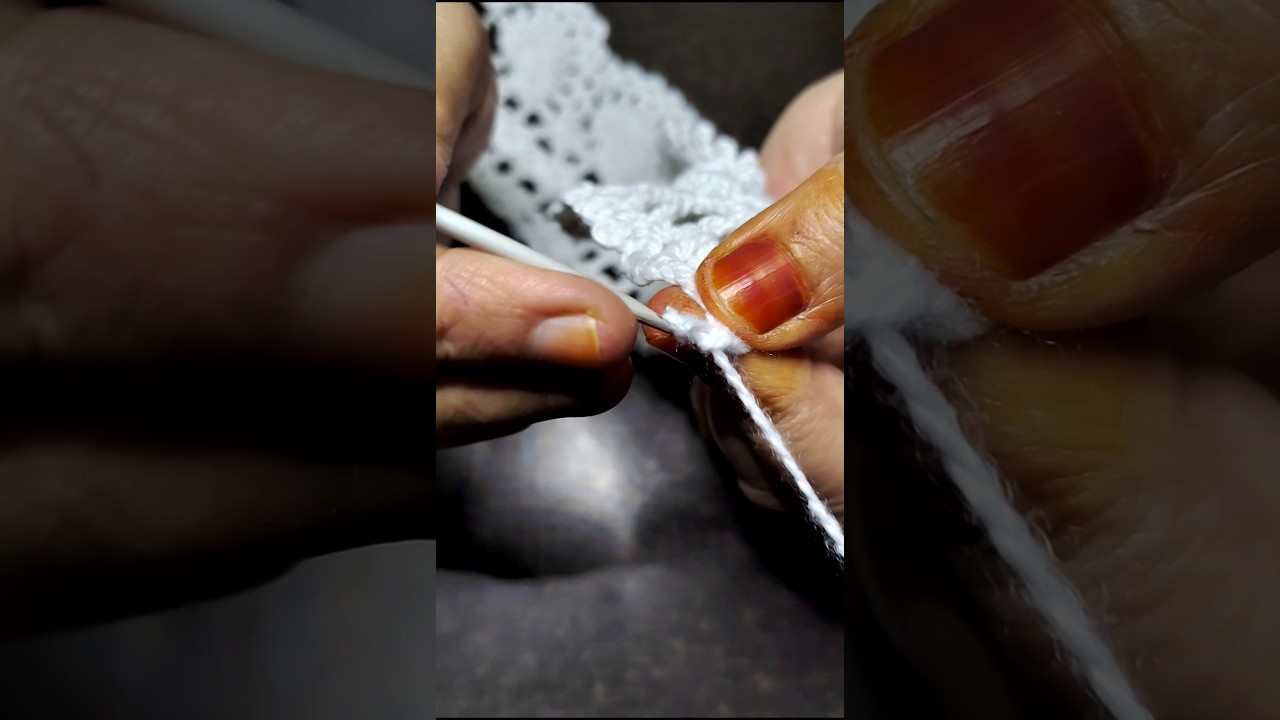 Amazing crotchet lace design #shorts #shortsvideo #shortsviral #shortsfeed #india #art #crochet