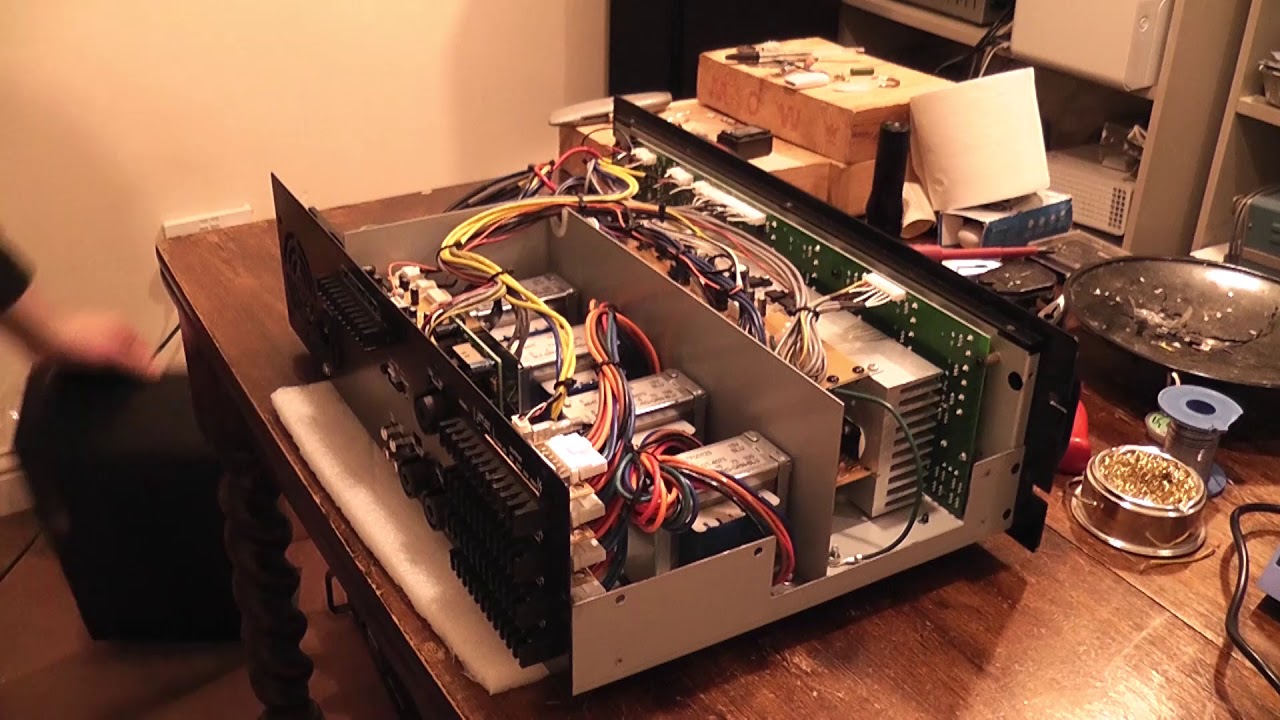 Monacor PA4040 teardown and diagnoses