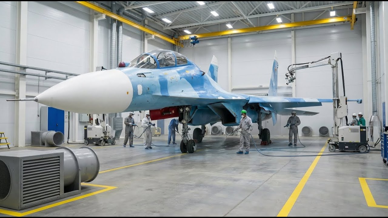 Su-27 Airframe Protection: Chemical Corrosion Treatment & Environmental Sealing Work