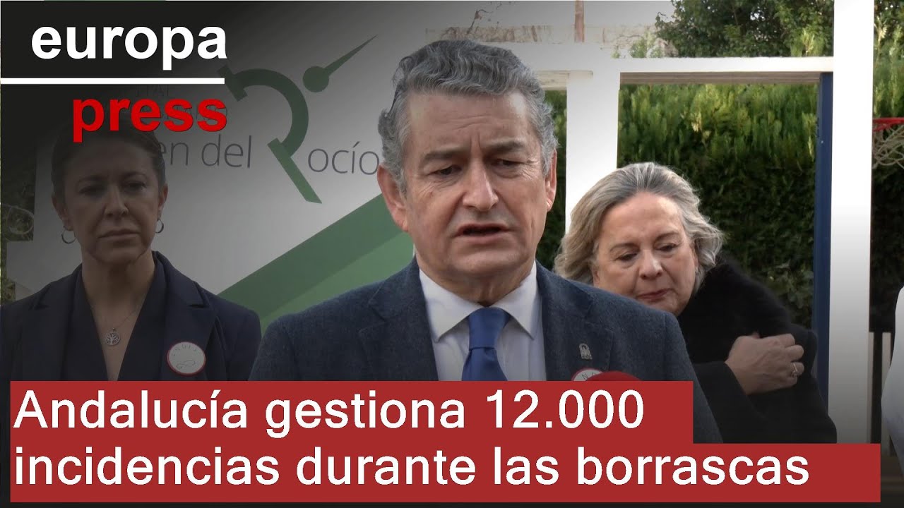 Andalucía cifra en 12.000 las incidencias gestionadas durante el tren de borrascas