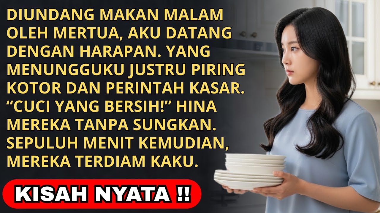 DIUNDANG MAKAN TAPI DISUGUHI SAMPAH? BALASAN ELEGAN MENANTU INI BIKIN SATU KELUARGA TERDIAM!