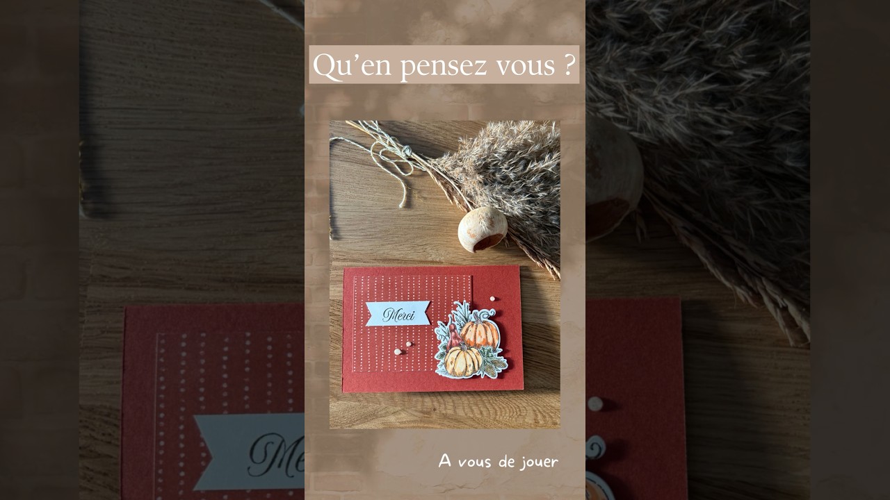 **Tutoriel** Carte simple et rapide_38 - 2025       #cartecreative #diy #carterie #scrapbooking