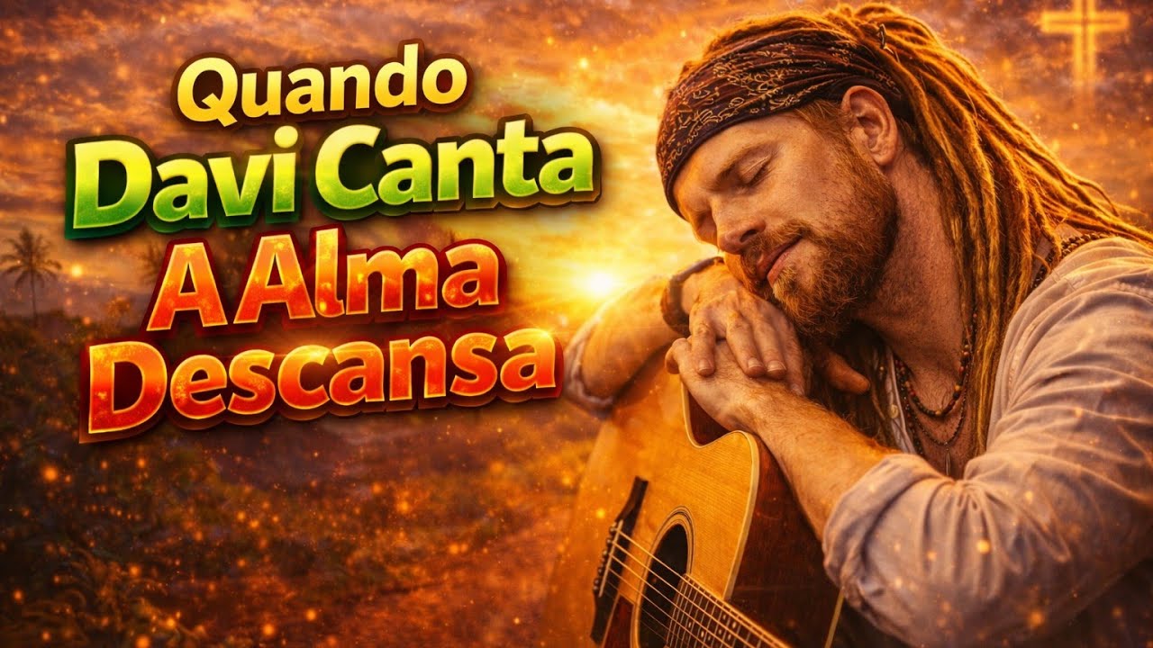 SALMOS de DAVI em RAGGAE ACÚSTICO | Louvores Que ACALMAM e CONFORTAM seu CORAÇÃO