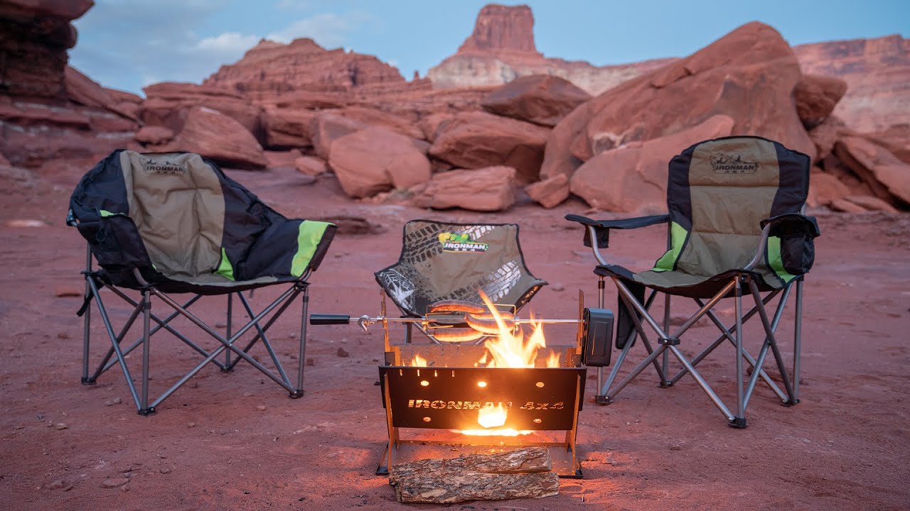 Introducing The Portable Fire Pit & Rotisserie | Ironman 4x4 America