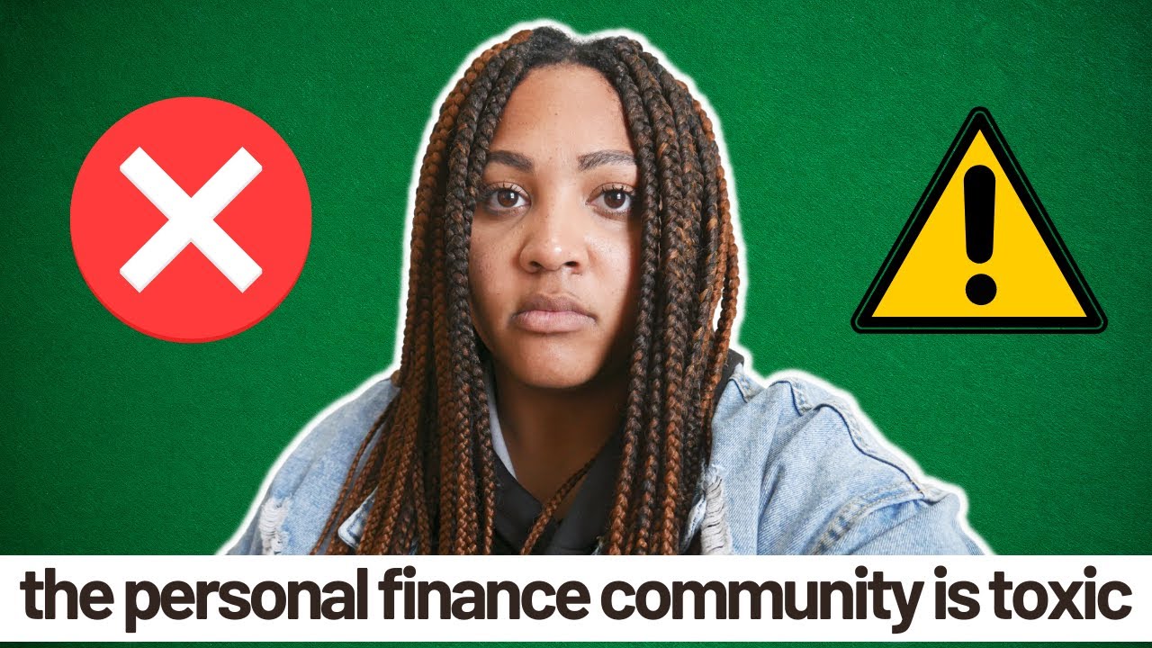 the personal finance community is toxic.