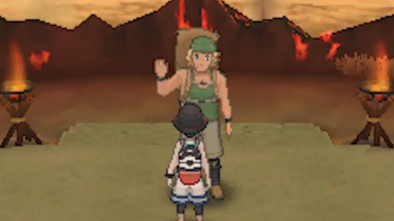 Wela Volcano in Pokemon Ultra Sun and Ultra Moon (Gameplay)