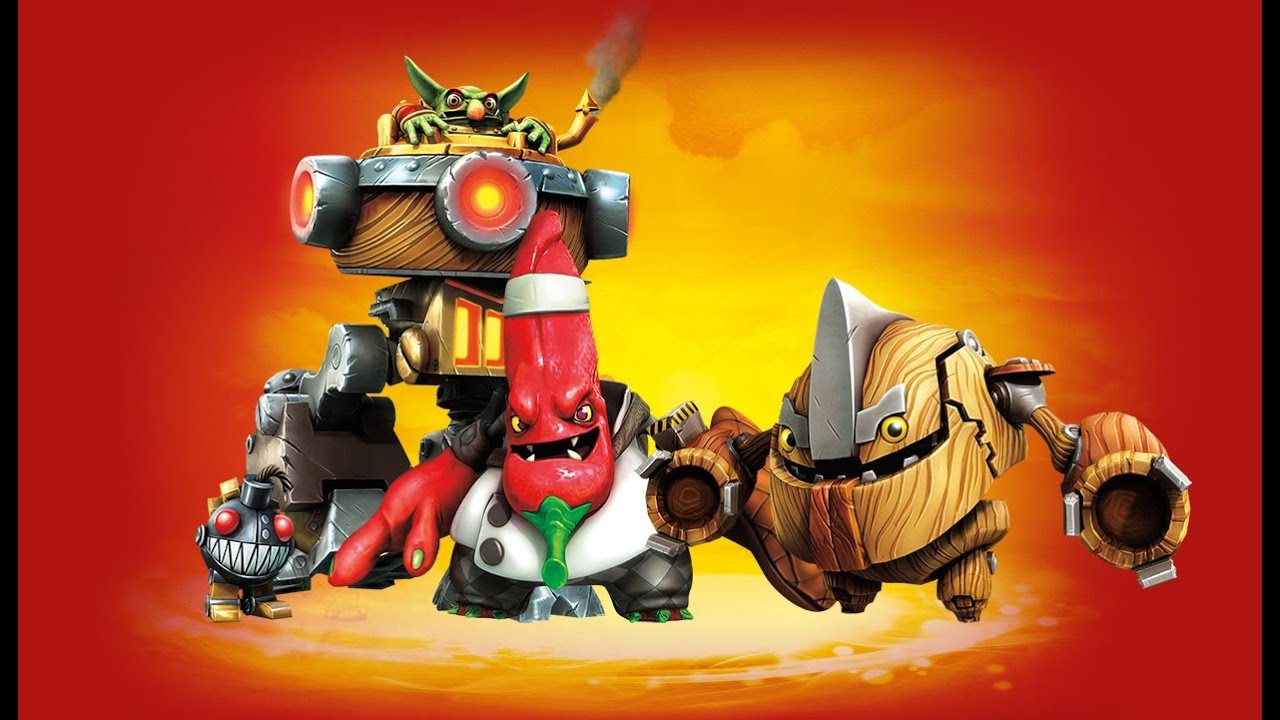 Battles and Capture Sequences of the Fire Villains in Skylanders: Trap Team