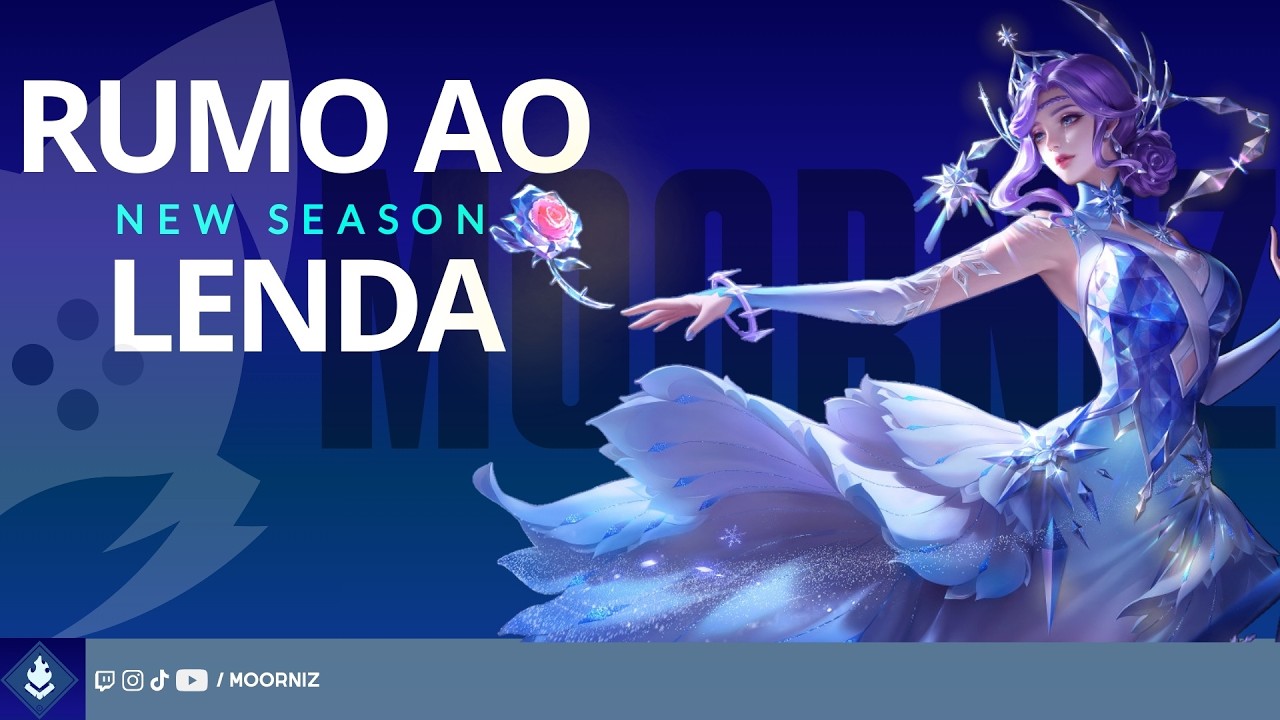 👑NEW SEASON - RUMO AO LENDA❗SORTEIO❗HONOR OF KINGS #MOORNIZ  pt/br