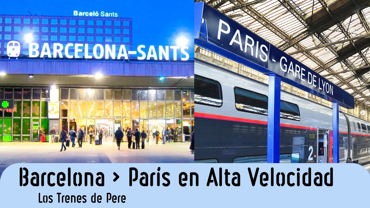 Tren de Alta Velocidad Barcelona - París - TGV InOui de SNCF