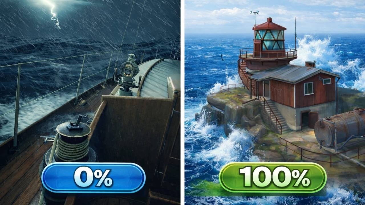 я прошел WILL follow the light на 100%