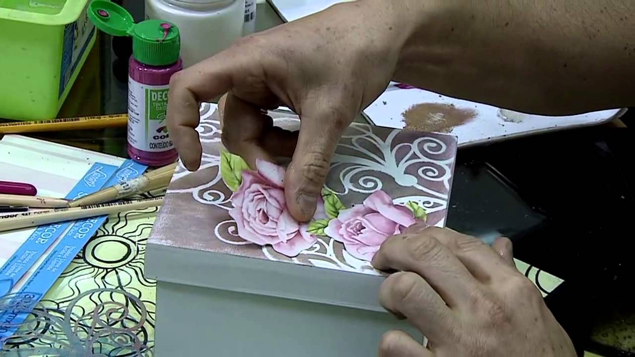 Mulher.com 03/07/2015 Mega Artesanal - Davi jansen - Dicas e técnicas pintura em madeira