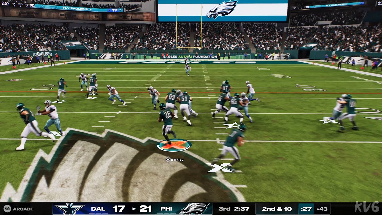Madden NFL 25 - Dallas Cowboys vs Philadelphia Eagles - Gameplay (PS5 UHD) [4K60FPS]