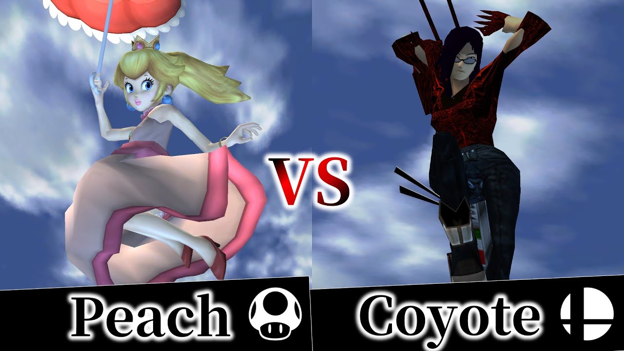 【スマブラX】ピーチVSコヨーテ 【スマブラハック】