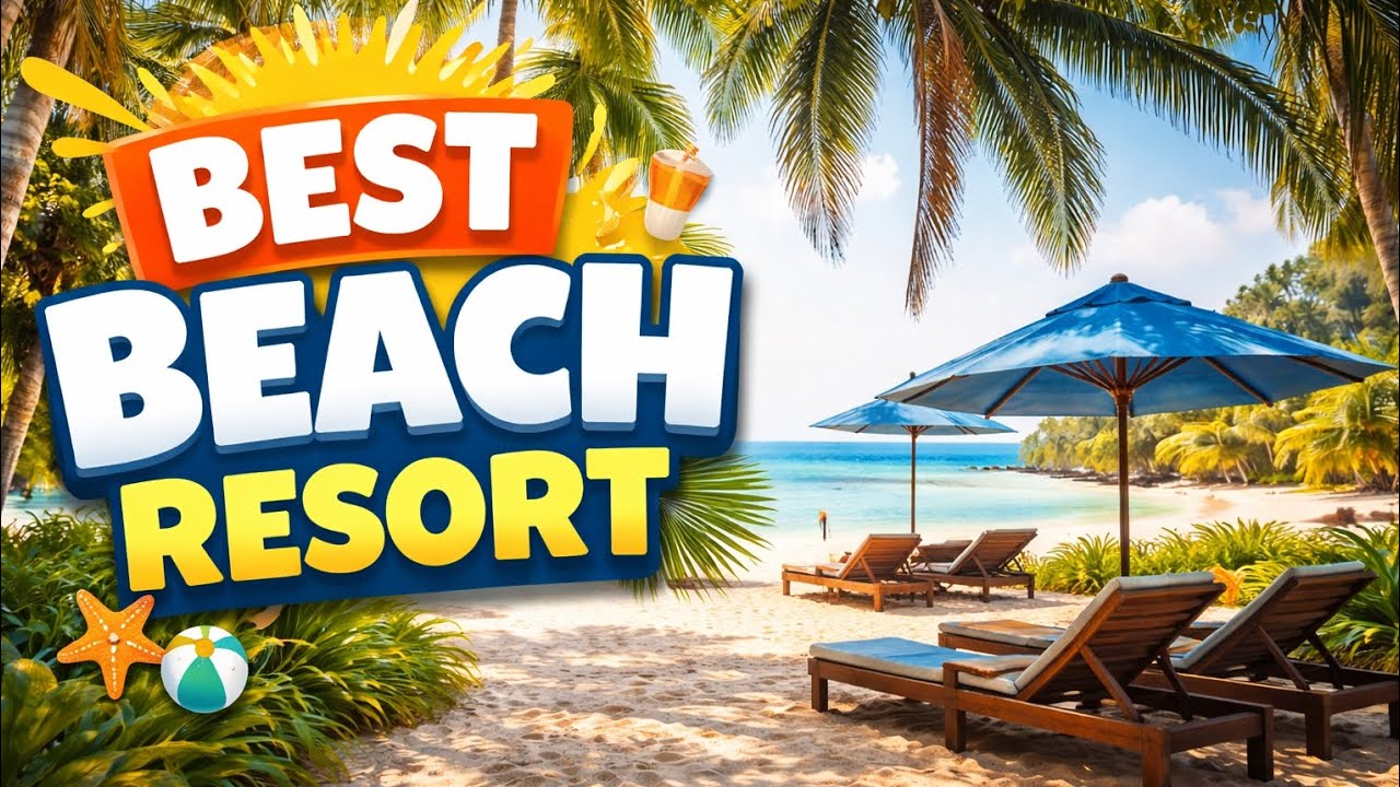 Top Luxury Beach Resort Surrounded by Nature | Relaxing Travel Video Ultimate  Experience Blue Sea |