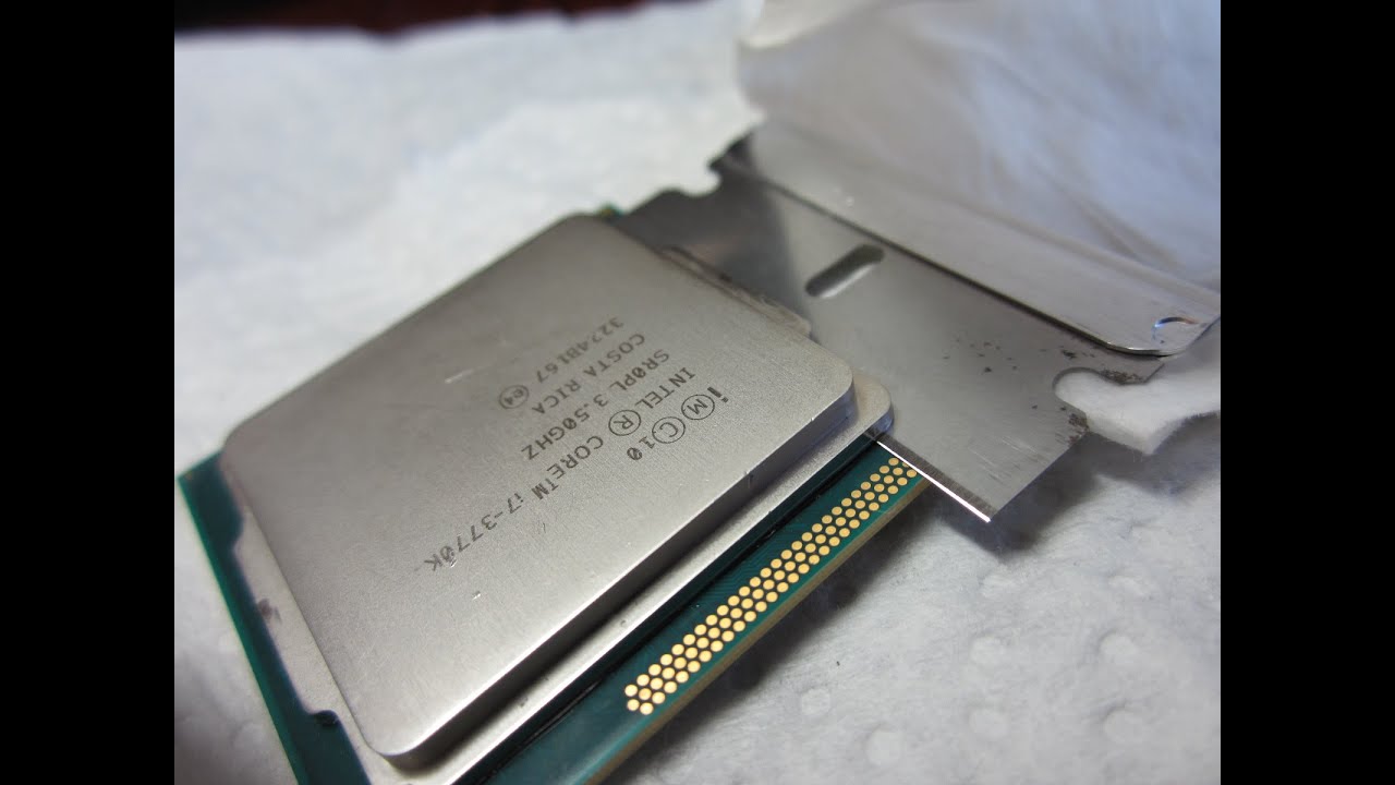 Tutorial Removendo IHS - Delidding Core i3 - i5 - i7 Intel i7 4790k - i3 3240 Brasil