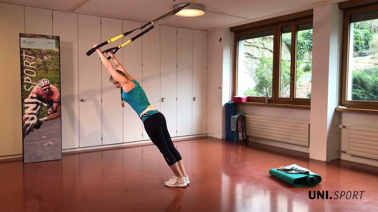 Unisport Online-Kurs TRX® Group Suspension Training®  Yoga mit Sibylle