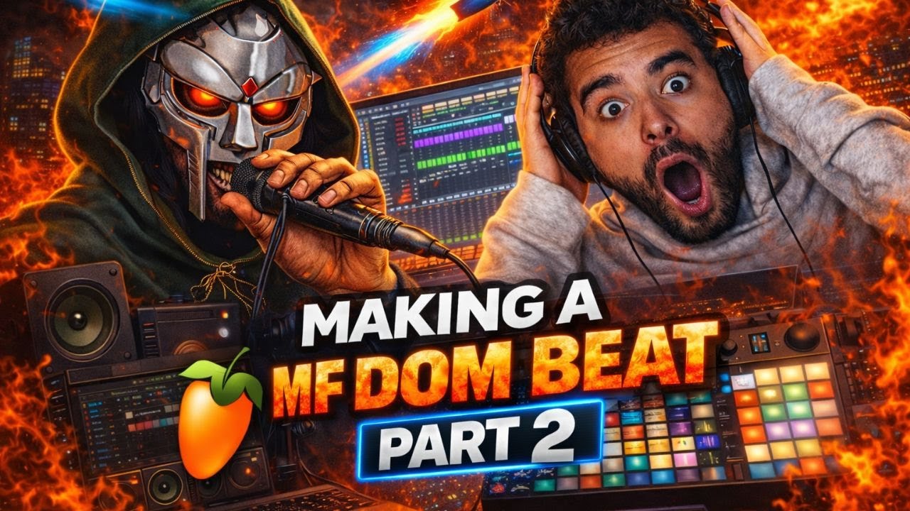 Making a MF DOOM Type Beat #2 | No Commentary FL Studio Cookup