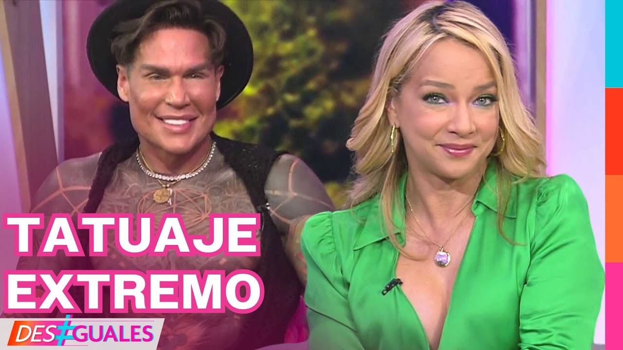 Adamari López y su indiscreta pregunta al hombre que gastó 50 mil dólares en tatuajes | Desiguales
