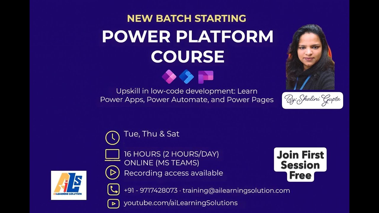 Power Platform Course 2026 | Power Apps, Power Automate & Power Pages | Free Demo Class