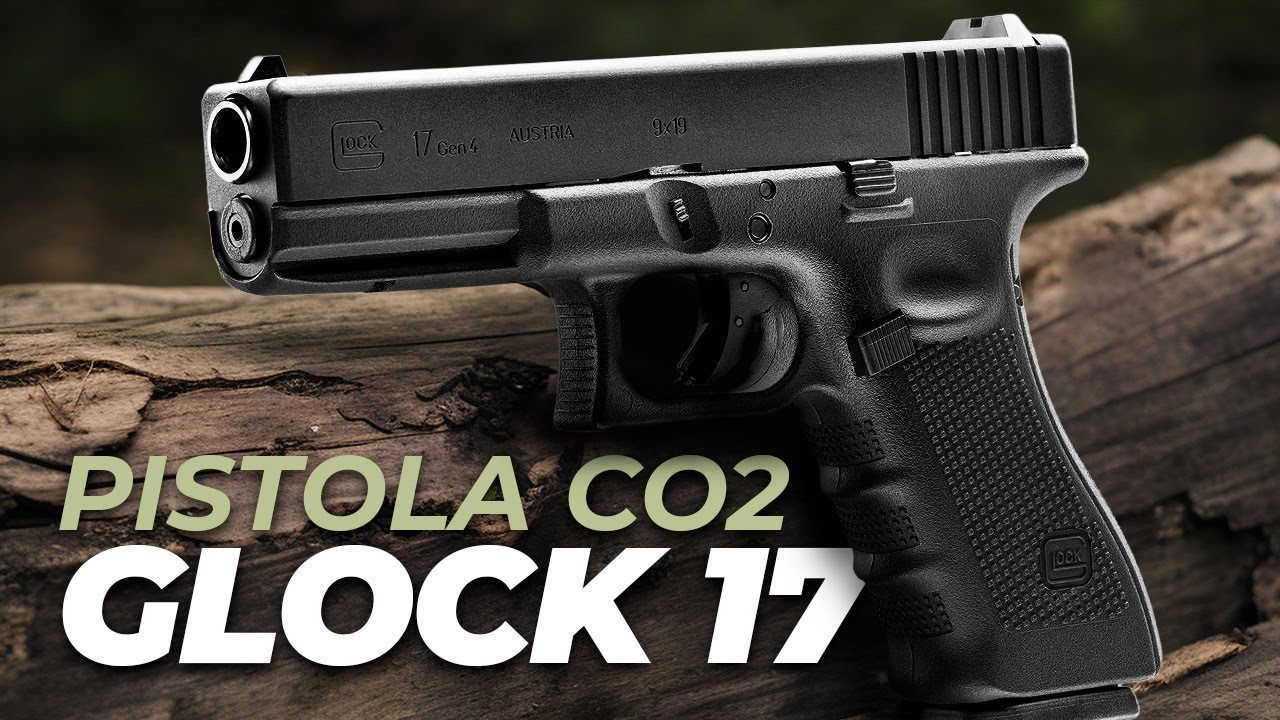🔥 Pistola GLOCK 17 GEN4 CO2 BB con Retroceso Realista 🔥