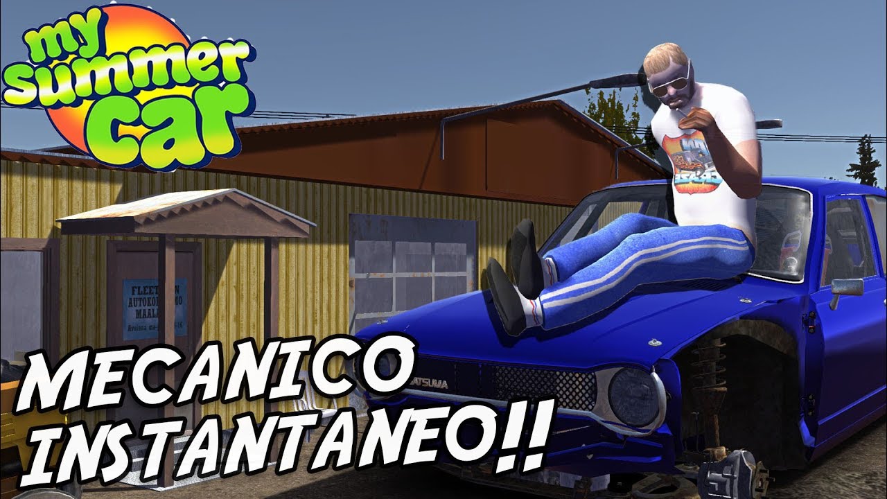 MECÁNICO Y REPARACIONES INSTANTÁNEAS EN MY SUMMER CAR!!